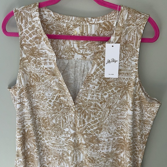 Lilly Pulitzer Sand Bar Palm Beach Paradise Dev Dress NWT - Picture 2 of 6